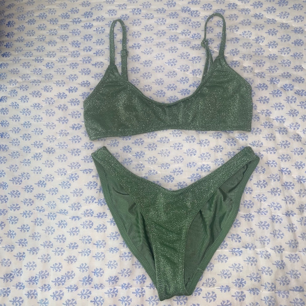 Fawn Sparkle Triangl Bikini